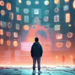 A digital illustration evoking the style of Beeple