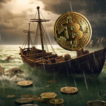 Bitcoin sailing over a swamp of altcoins